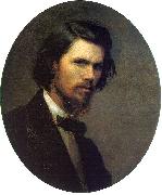 Kramskoy, Ivan Nikolaevich Self Portrait oil painting reproduction